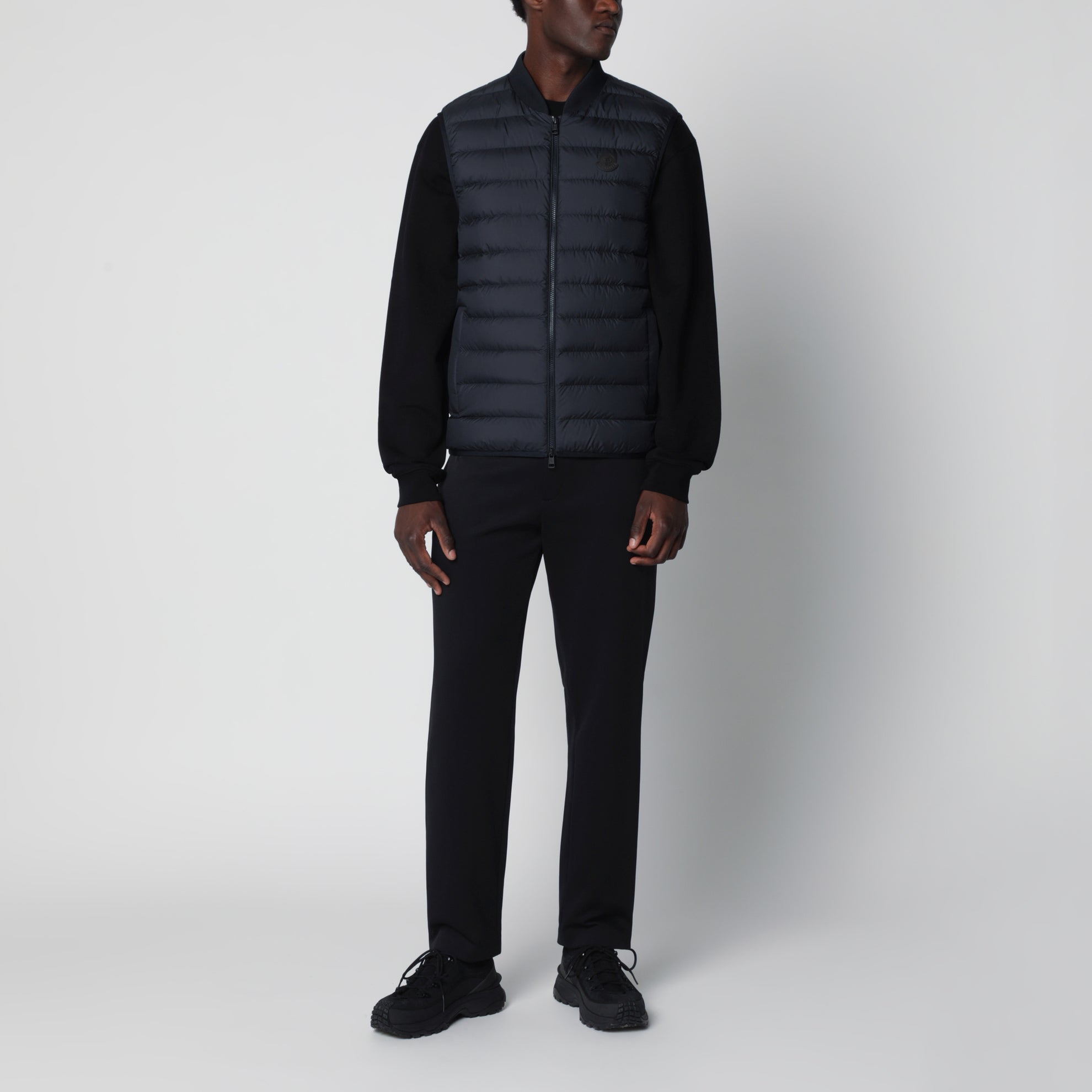 Gilet Froissel trapuntato blu