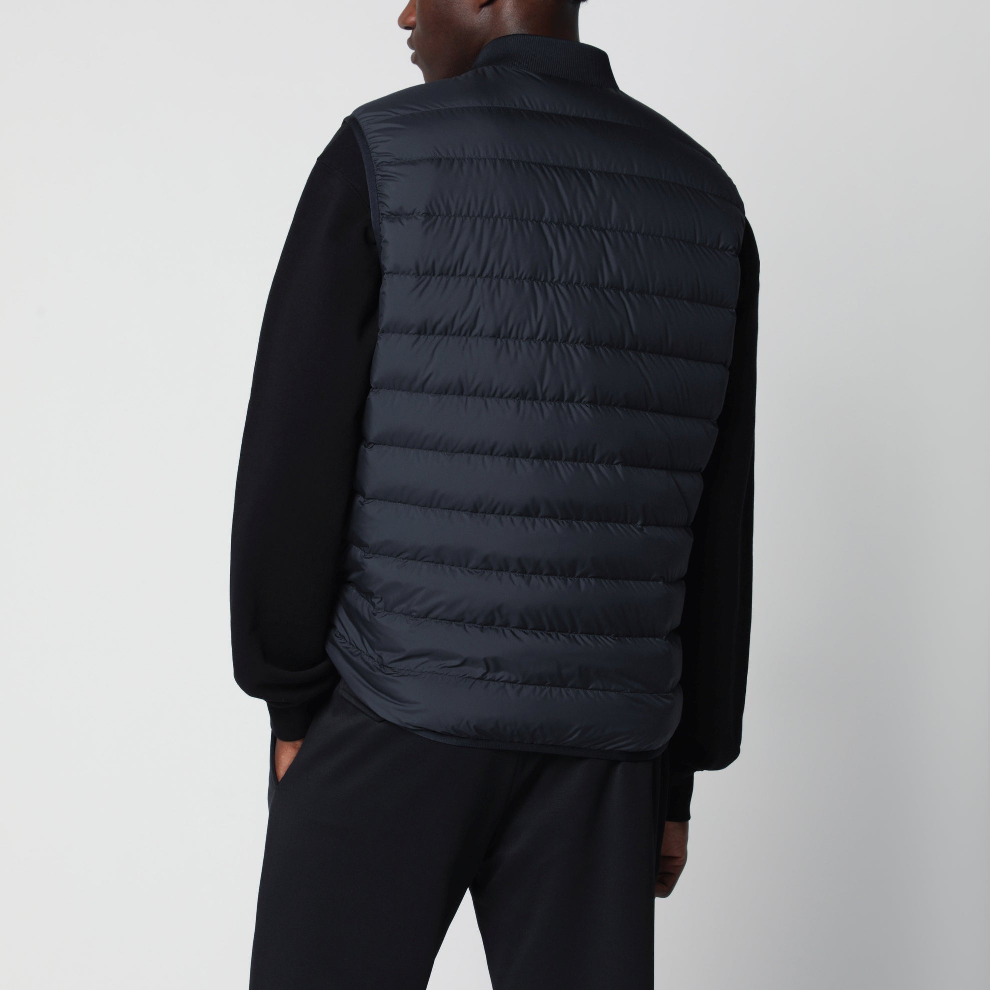 Gilet Froissel trapuntato blu