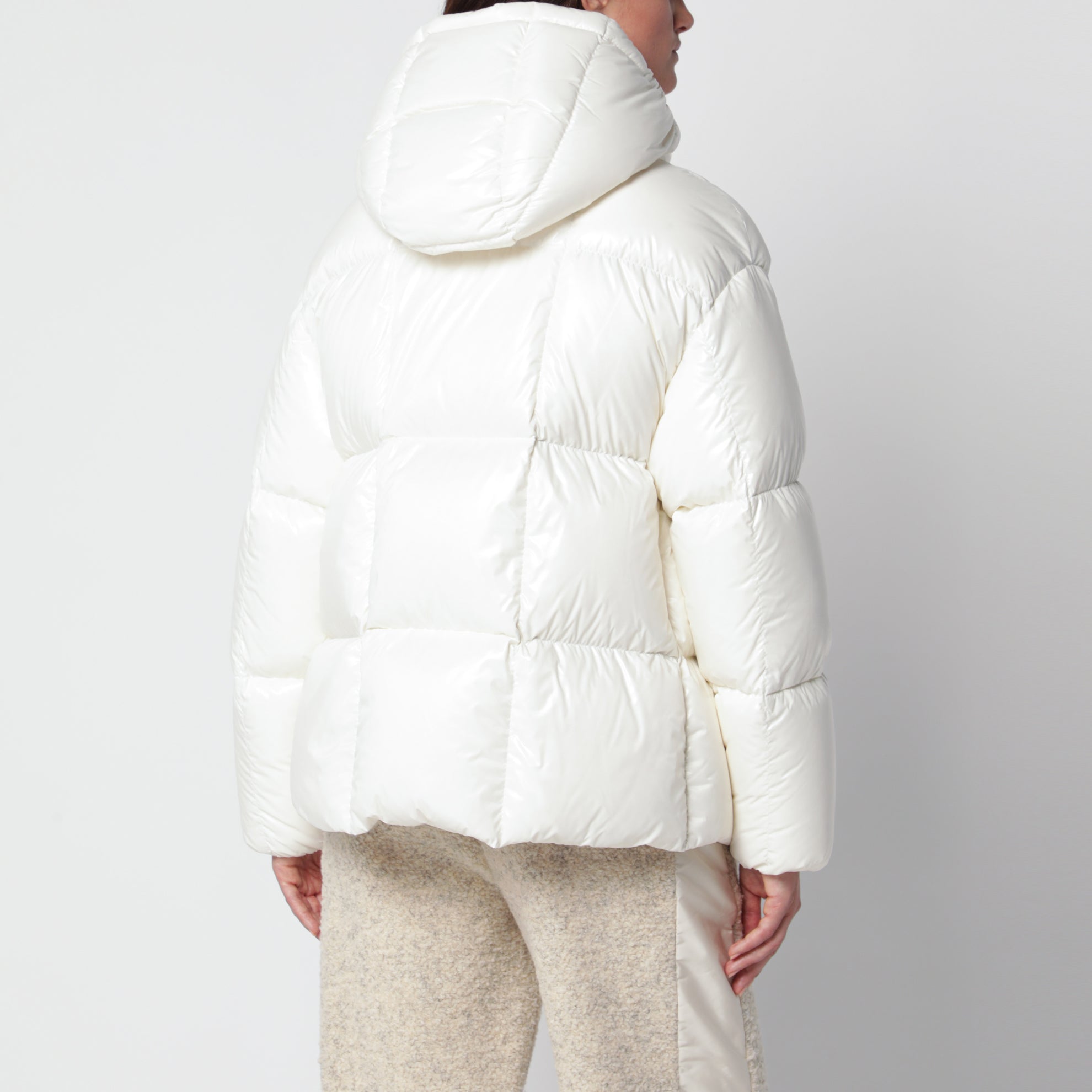 Piumino Parana bianco in nylon laqué