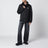 Arrakis rainwear jacket in black with removable hood