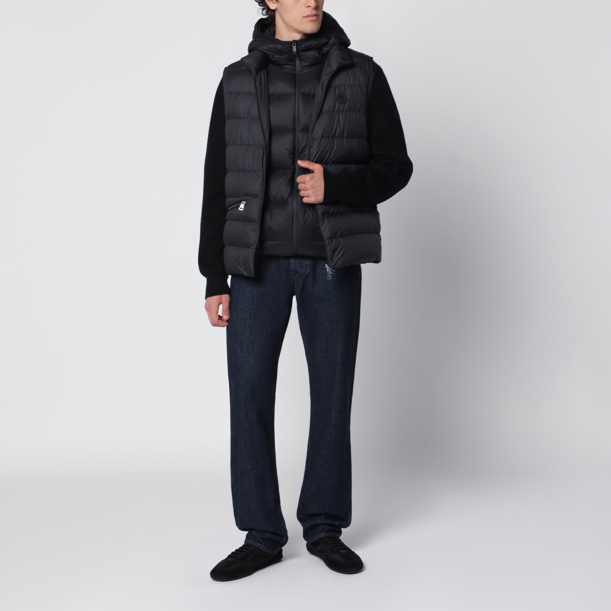 Treompan Steppweste schwarz aus Polyester