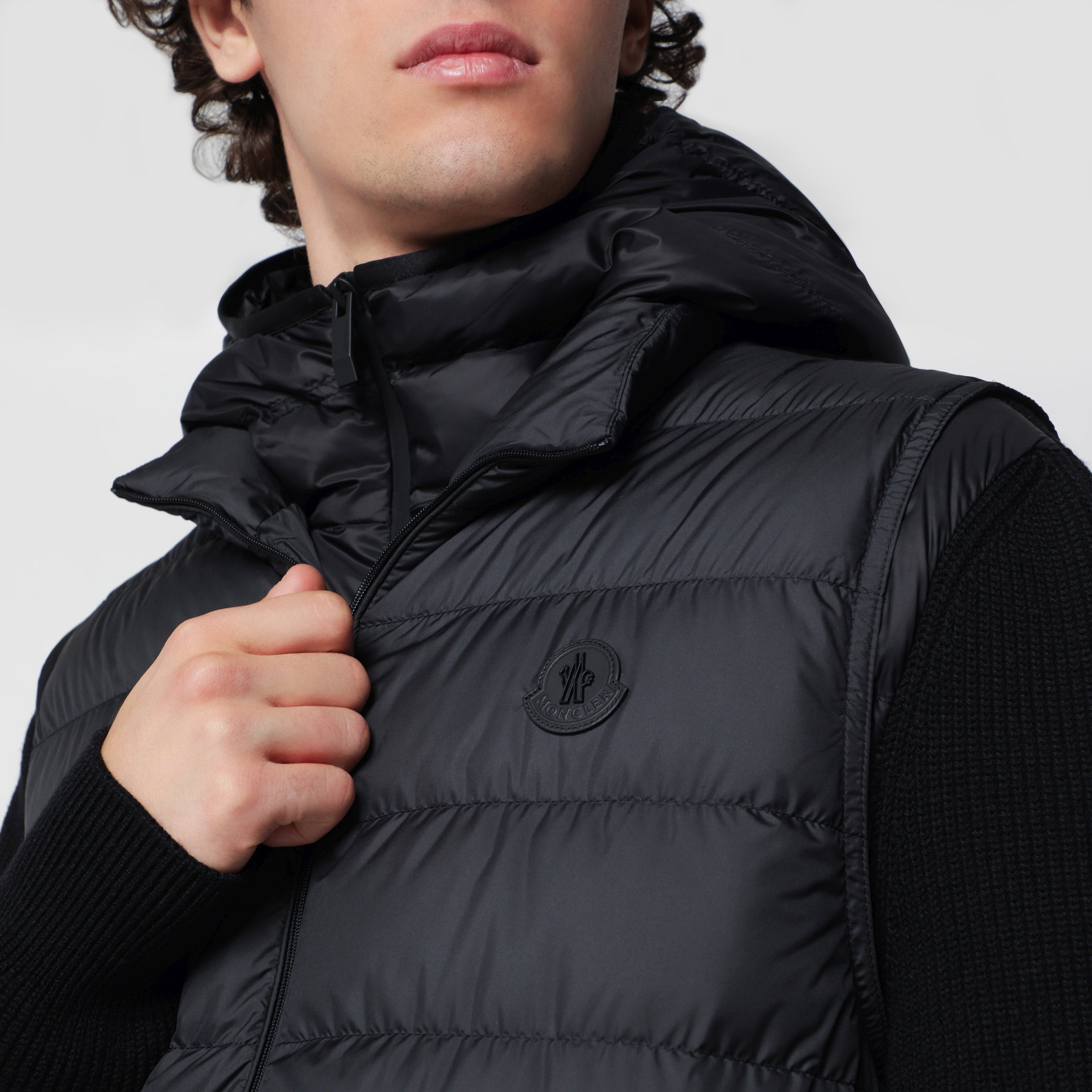 Moncler Treompan Black Padded Gilet in Polyester | TheDoubleF