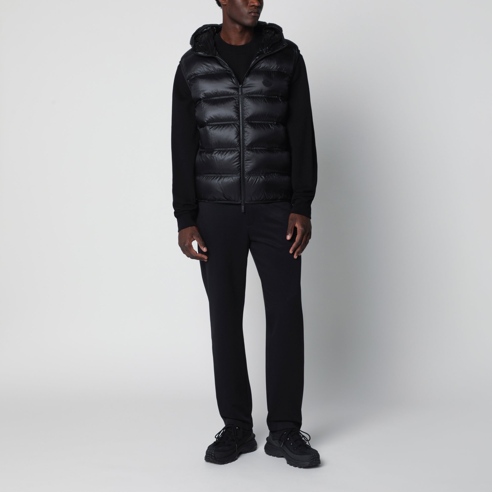 Gilet Panestrel imbottito in nylon nero