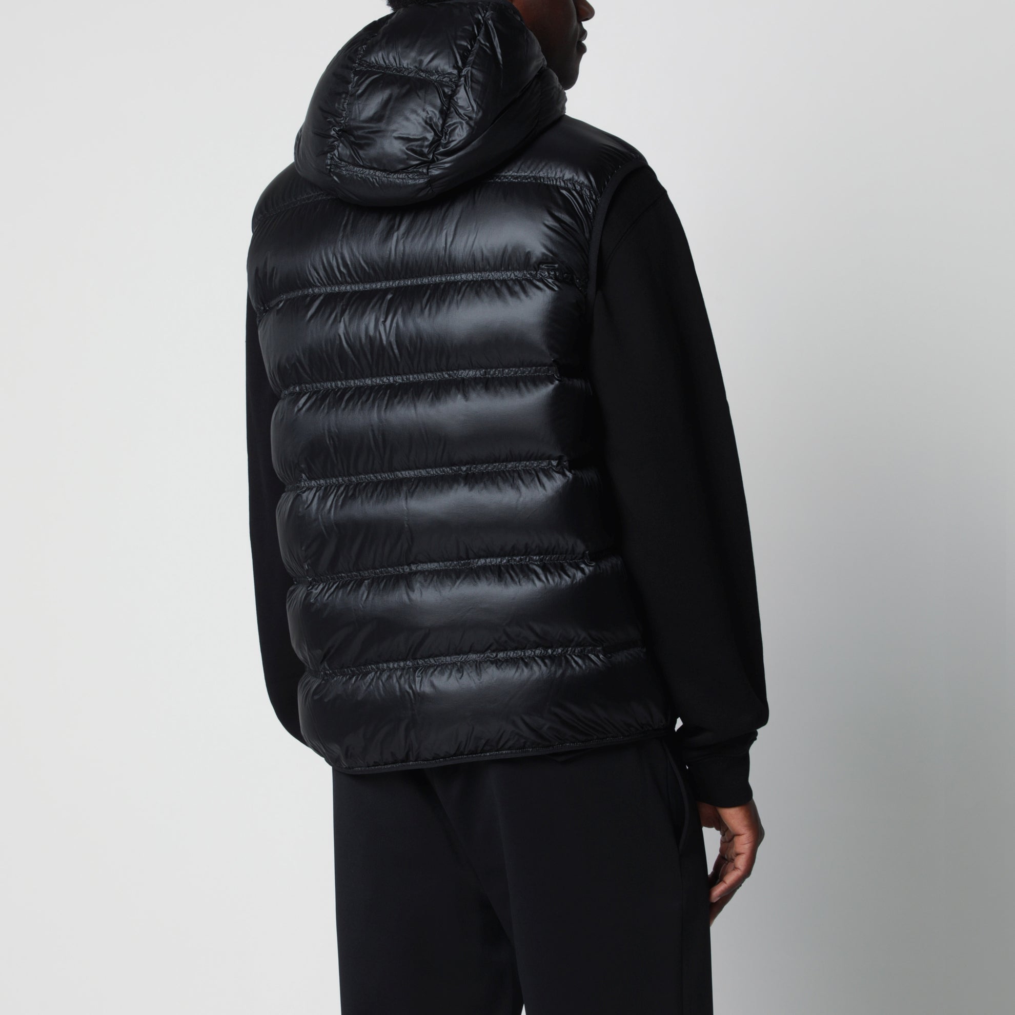 Gilet Panestrel imbottito in nylon nero