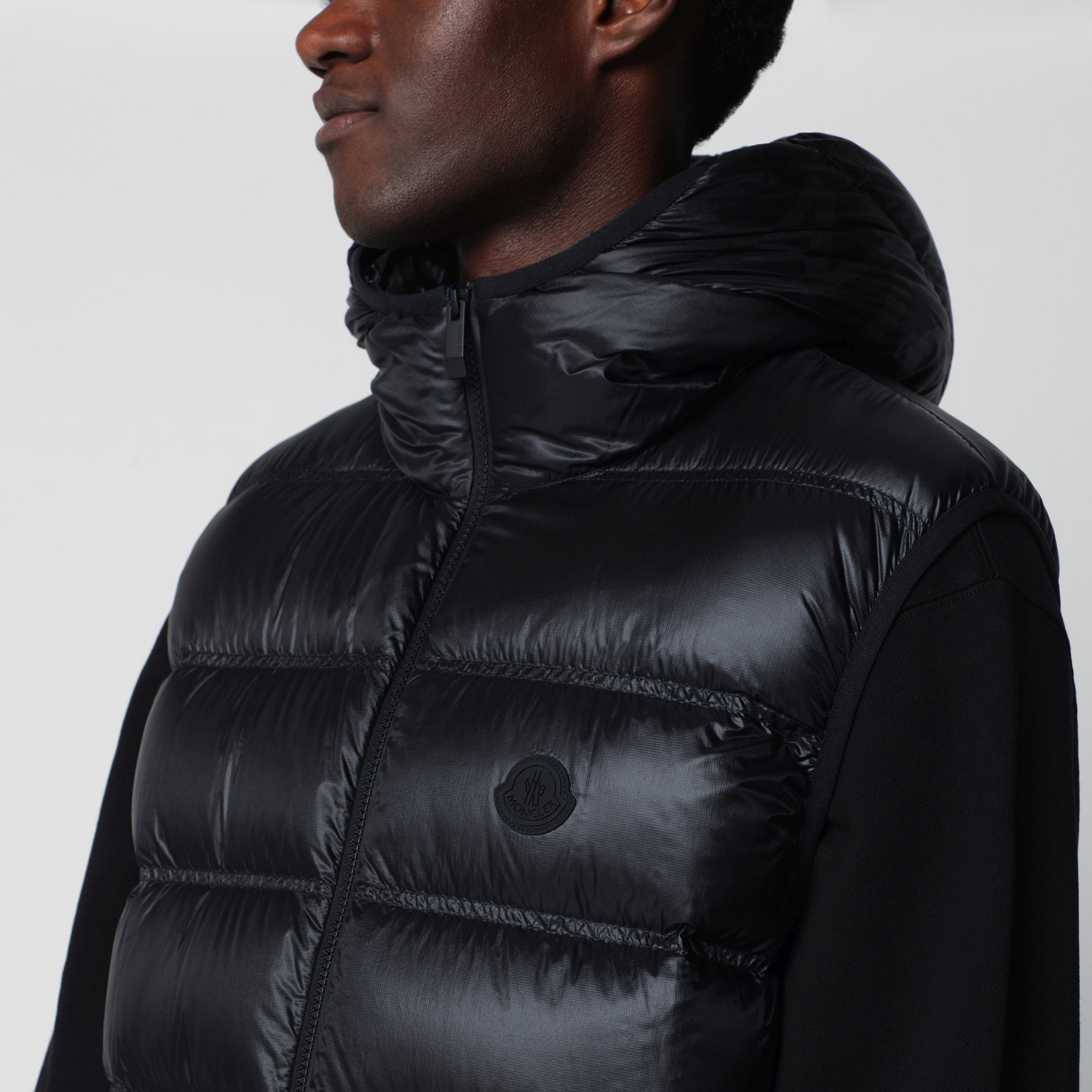 Gilet Panestrel imbottito in nylon nero