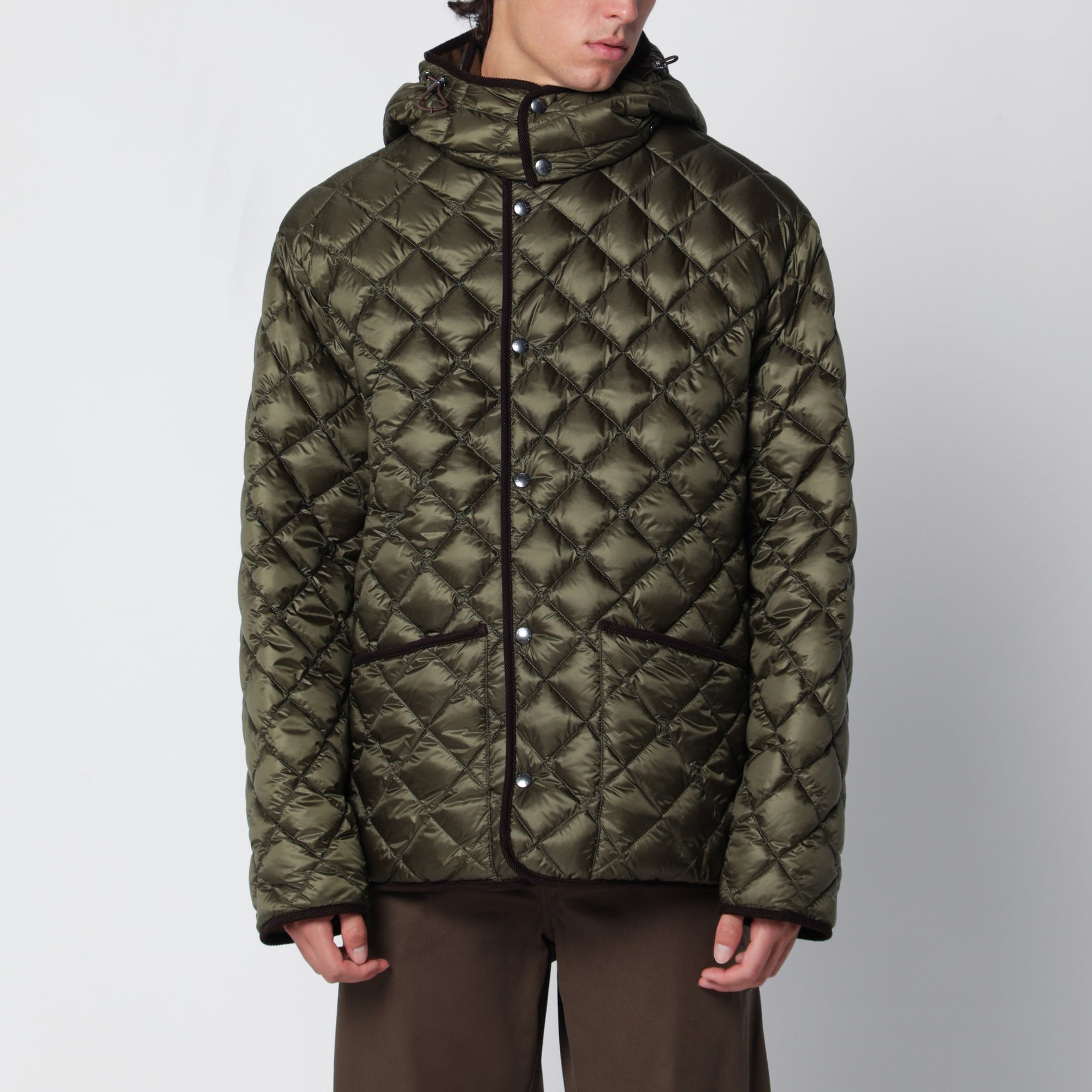 Olive green reversible jacket