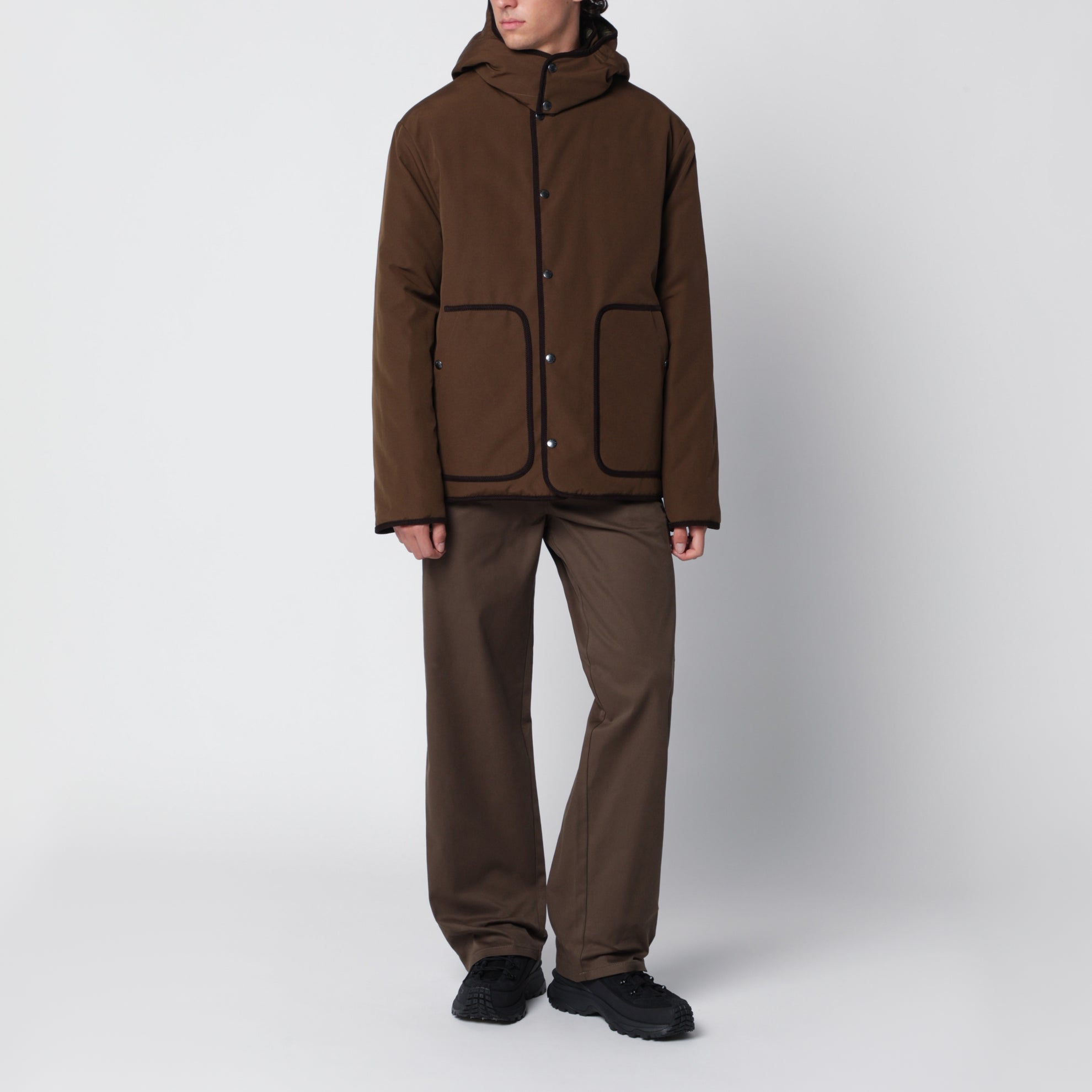 Olive green reversible jacket