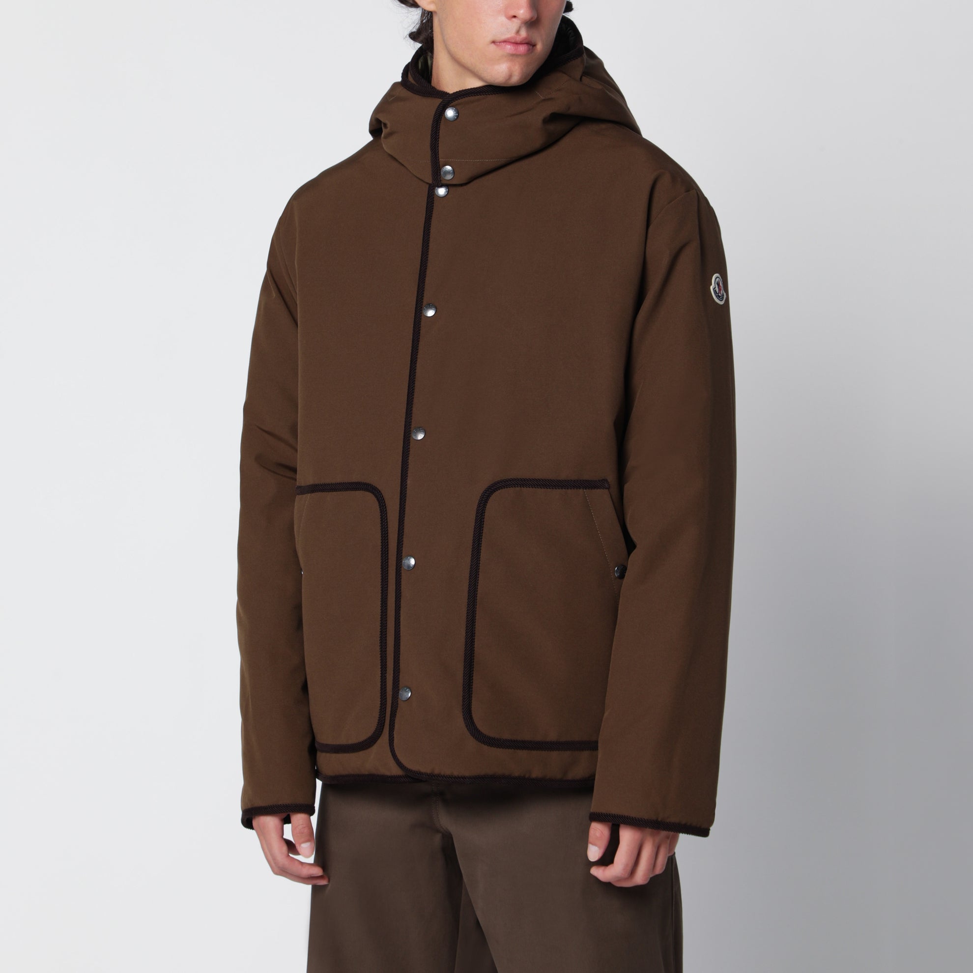 Olive green reversible jacket