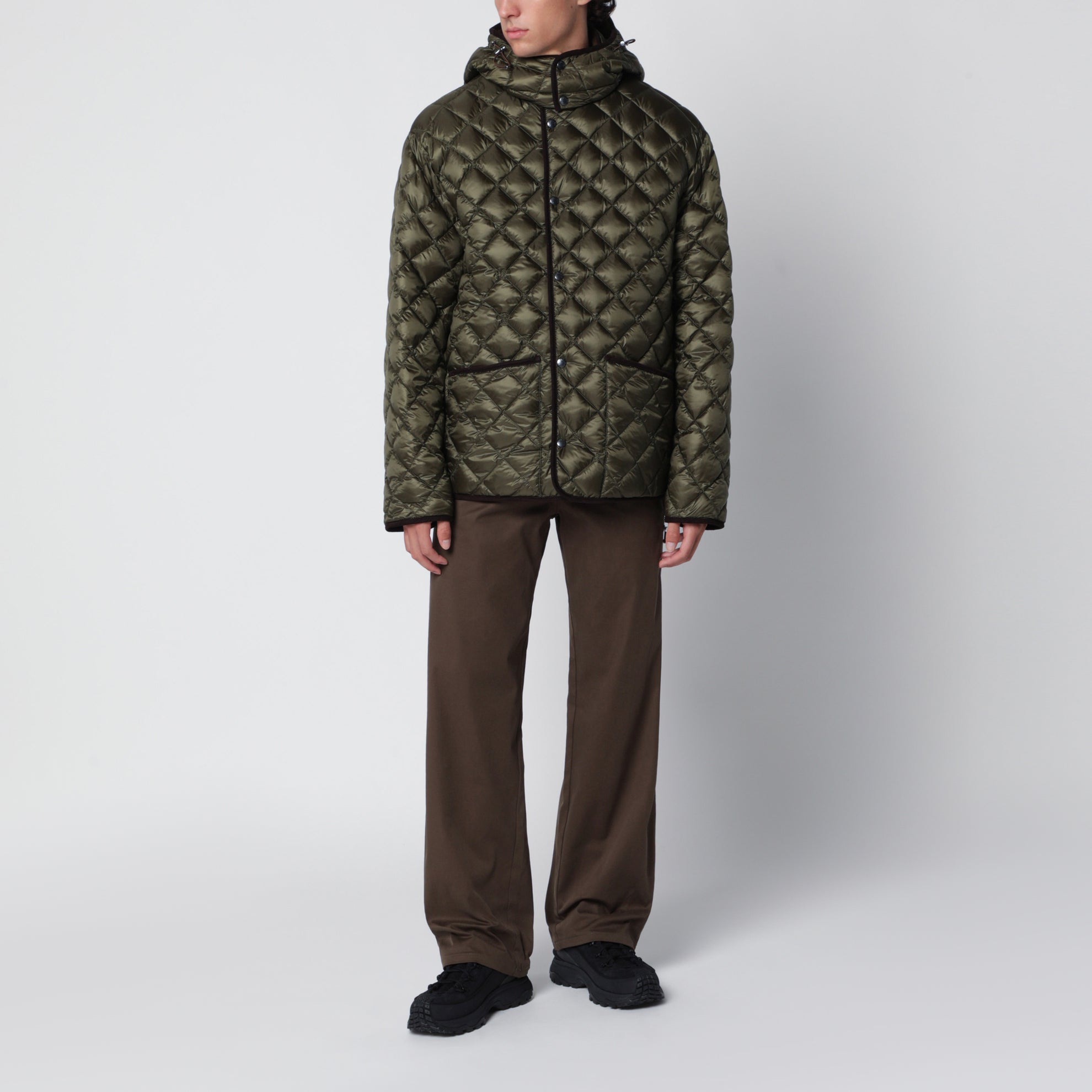 Olive green reversible jacket