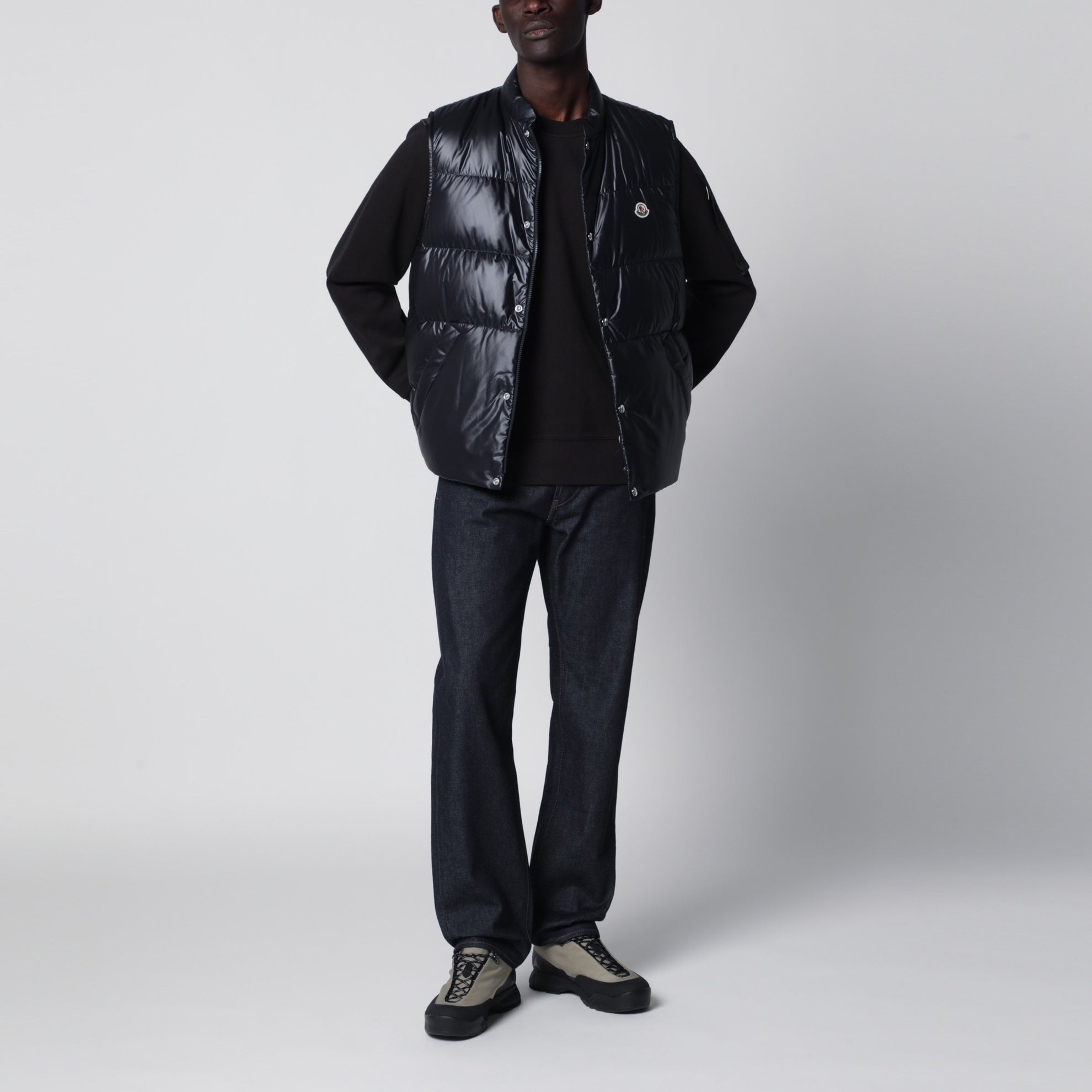Gilet rembourré en duvet Restigo bleu marine