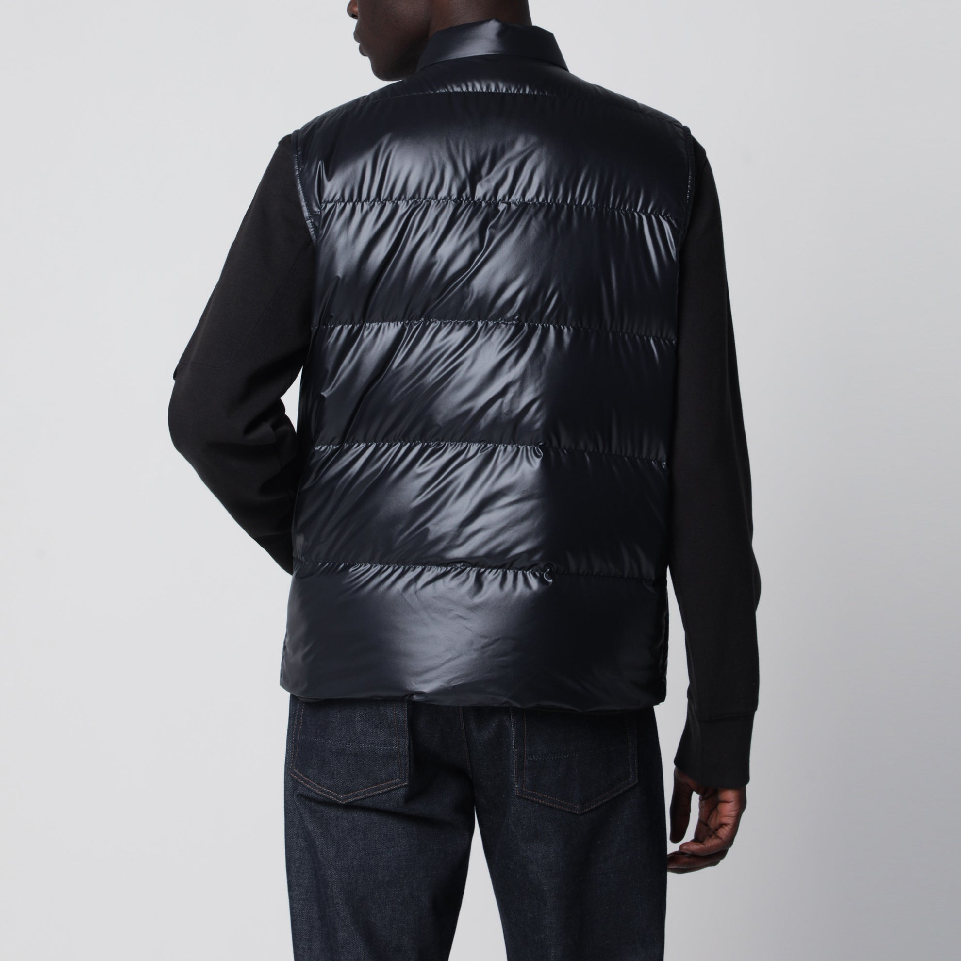 Gilet rembourré en duvet Restigo bleu marine
