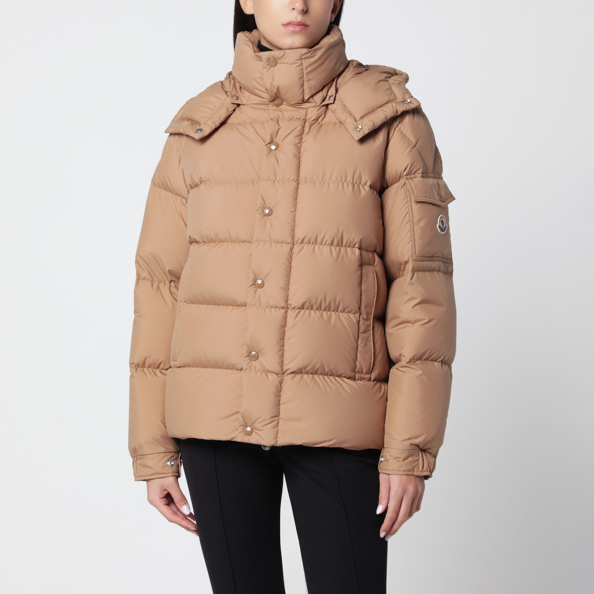 Doudoune courte Maya 70 beige