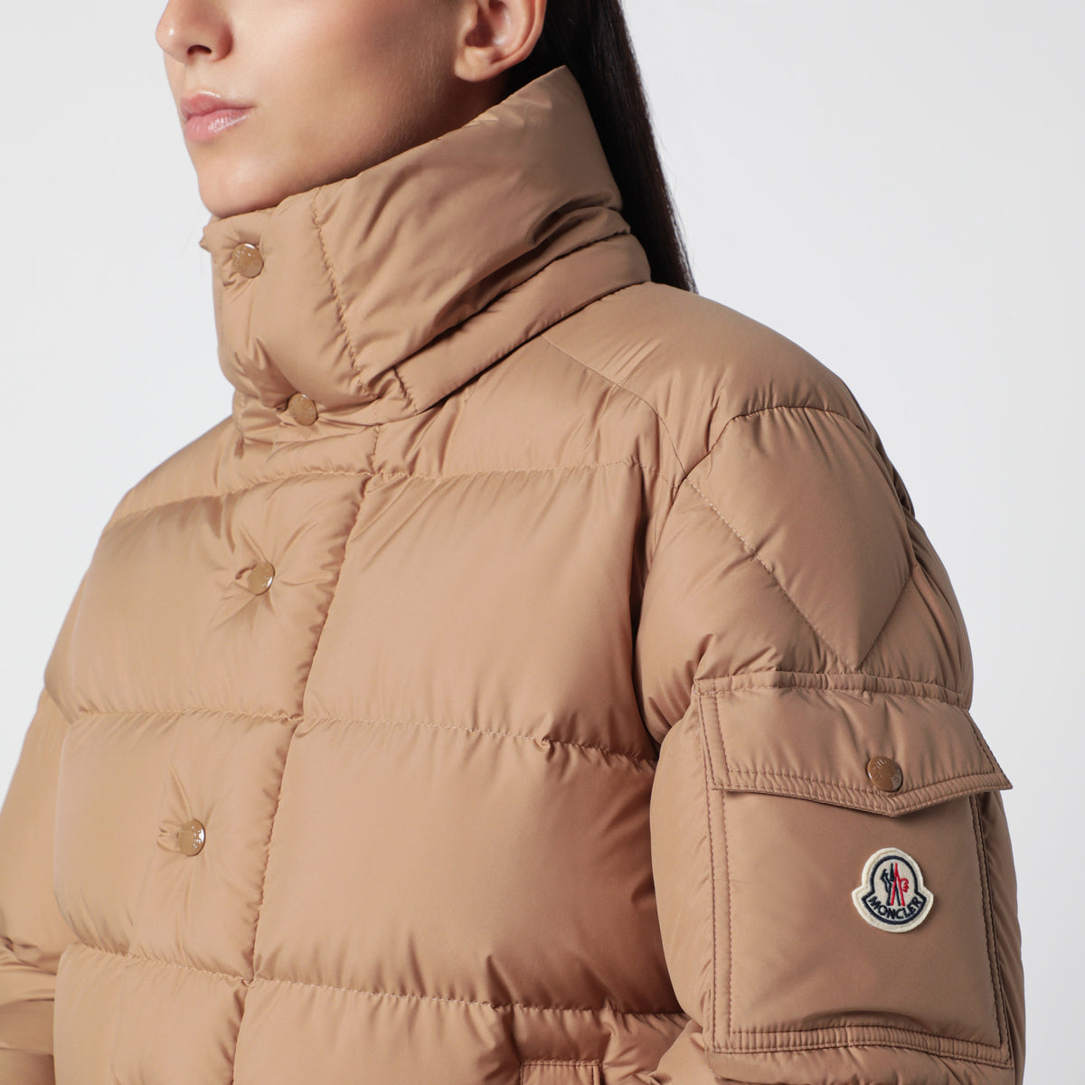 Doudoune courte Maya 70 beige