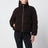 Braun/schwarze Jacke aus Bouclé-Gewebe