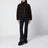 Braun/schwarze Jacke aus Bouclé-Gewebe