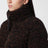 Braun/schwarze Jacke aus Bouclé-Gewebe