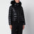 Piumino nero in nylon laqué