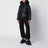 Piumino nero in nylon laqué