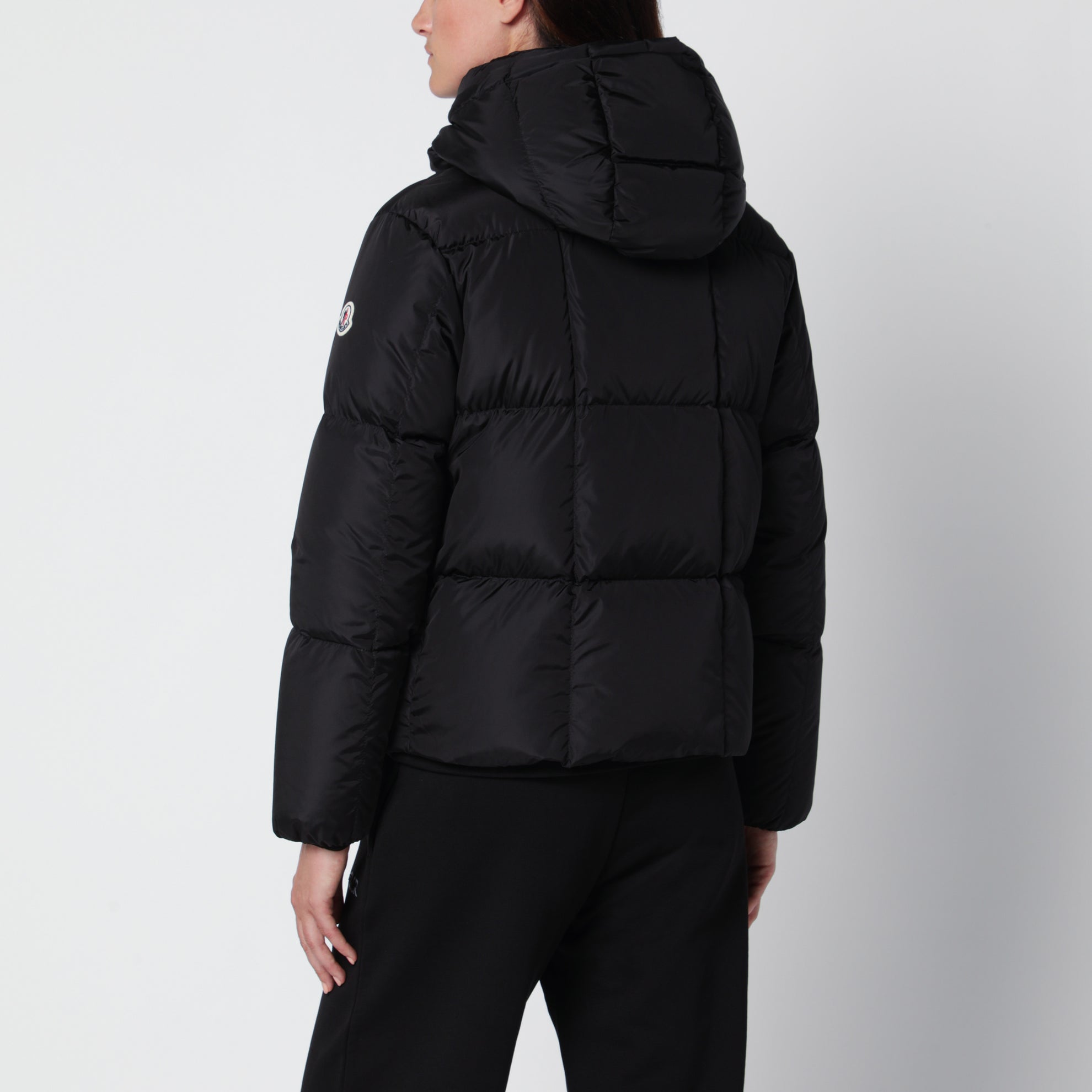 Schwarze Daunenjacke aus Nylon