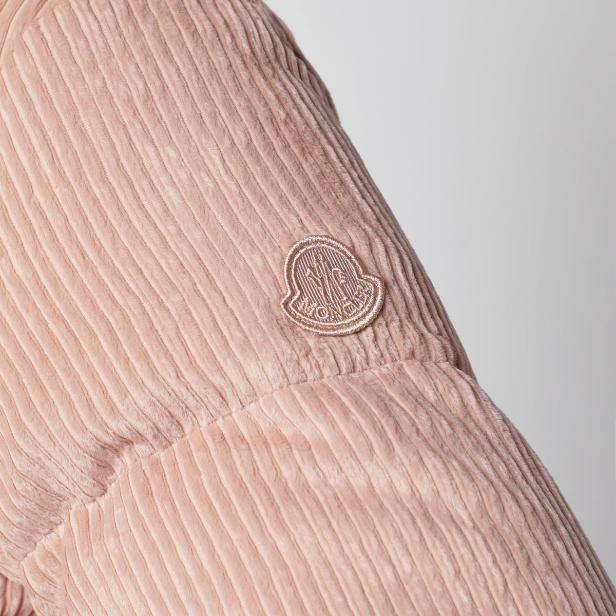 Rosa Lumineux Daunenjacke aus Cord