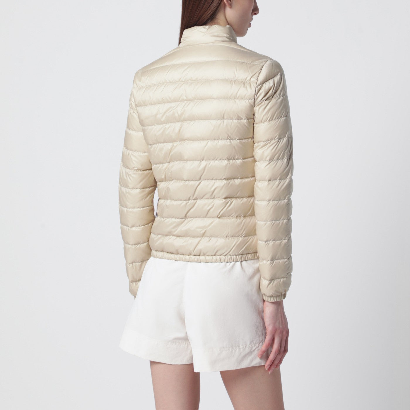 Lans kurze Daunenjacke hellbeige