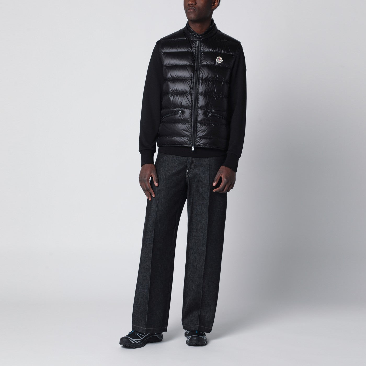 Gilet imbottito Gui ripiegabile nero