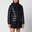 Black Bady down jacket in nylon laqué