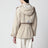Giacca Nimba beige chiara con coulisse