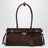 Borsa a mano Bonnie medium in pelle scamosciata moro