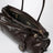 Bonnie Medium Handtasche aus dunkelbraunem Kalbsleder