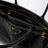 Medium black leather Bonnie handbag