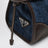 Borsa a mano Bonnie medium in denim e pelle blu/caffè
