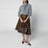 Bonnie large leather handbag in dark brown