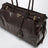 Bonnie large leather handbag in dark brown