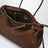 Große Prada Bonnie Tasche aus braunem Wildleder