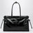 Borsa Prada Bonnie large nera in pelle