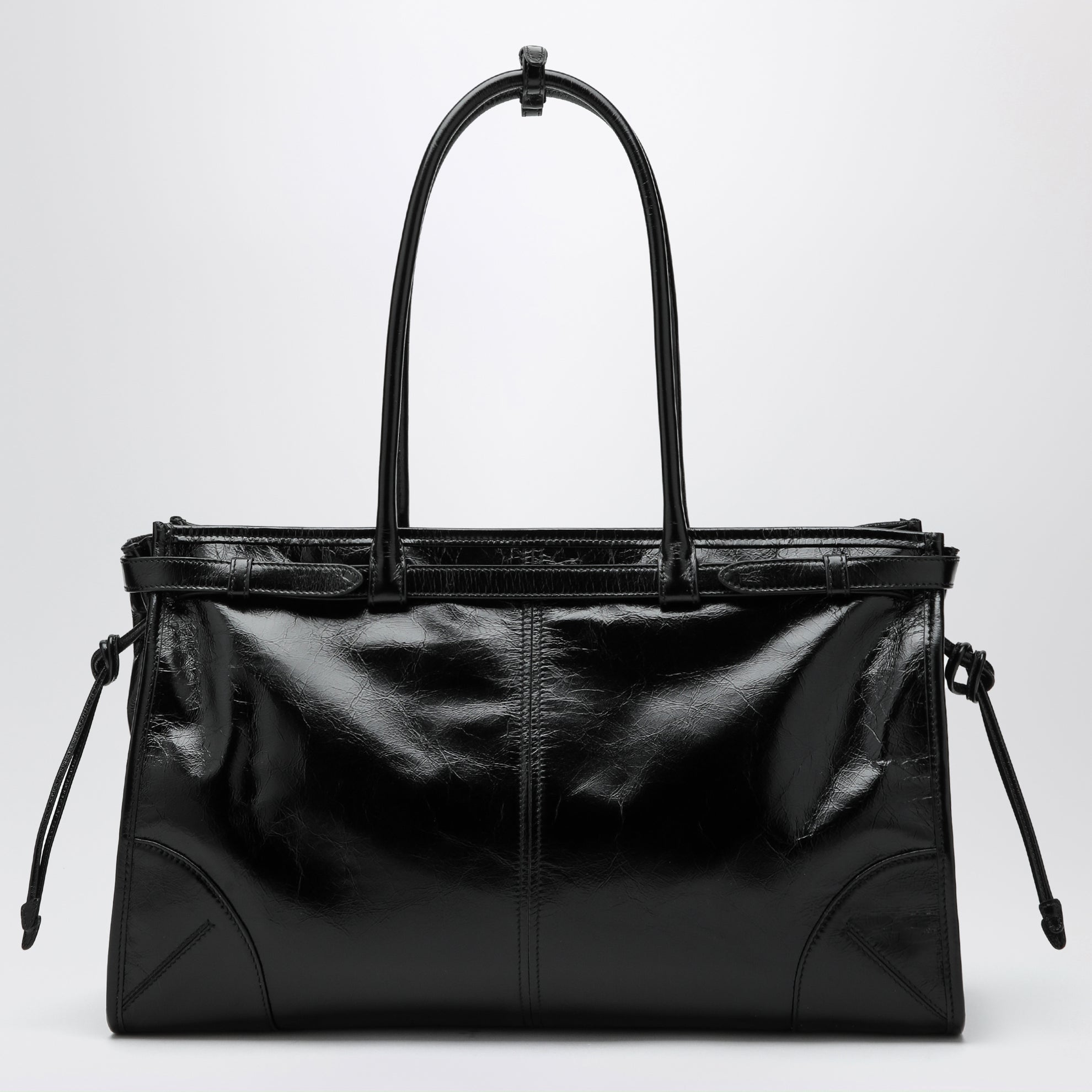 Borsa Prada Bonnie large nera in pelle