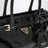 Borsa a mano Bonnie mini nera in pelle