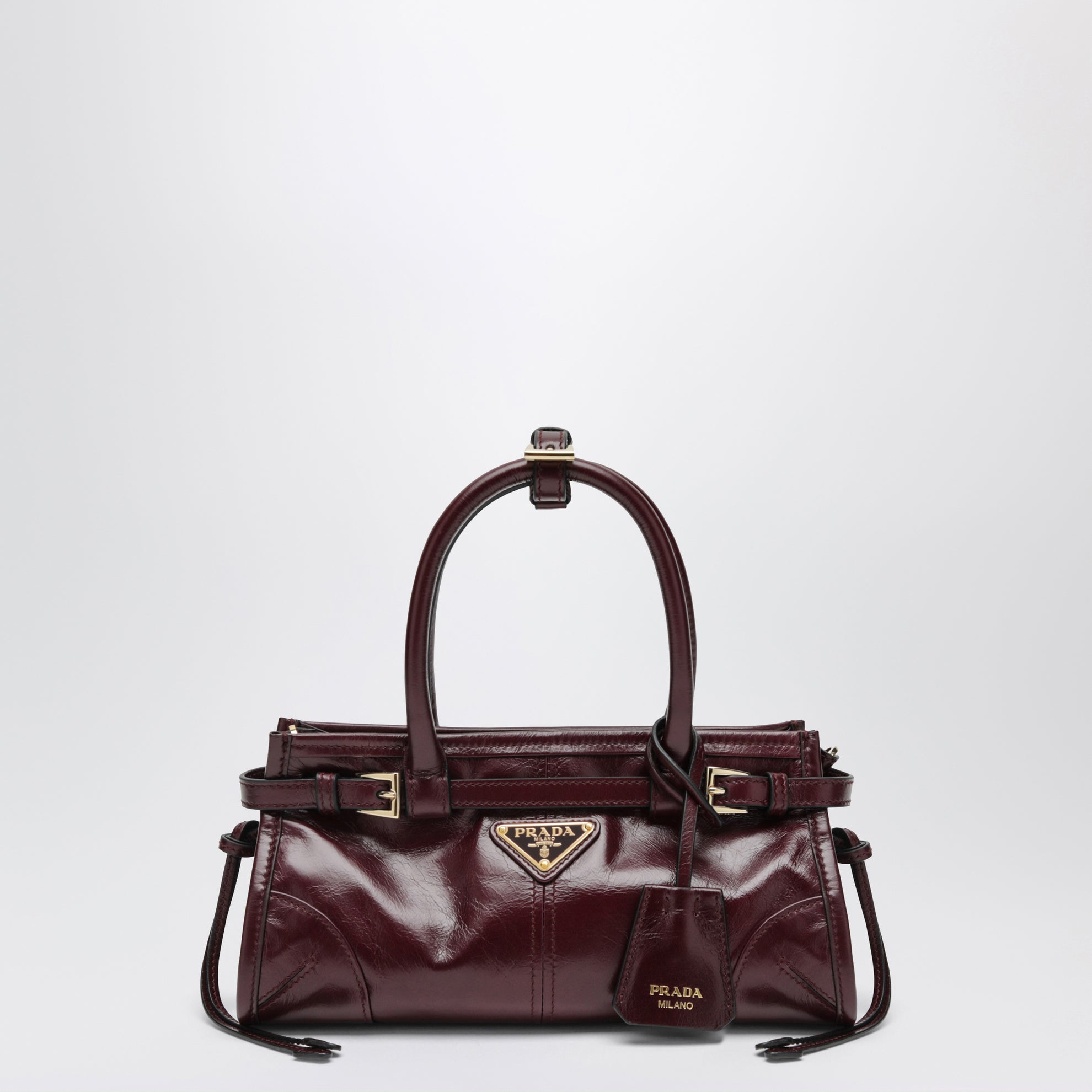 Bonnie Mini Bordeaux Leather Handbag