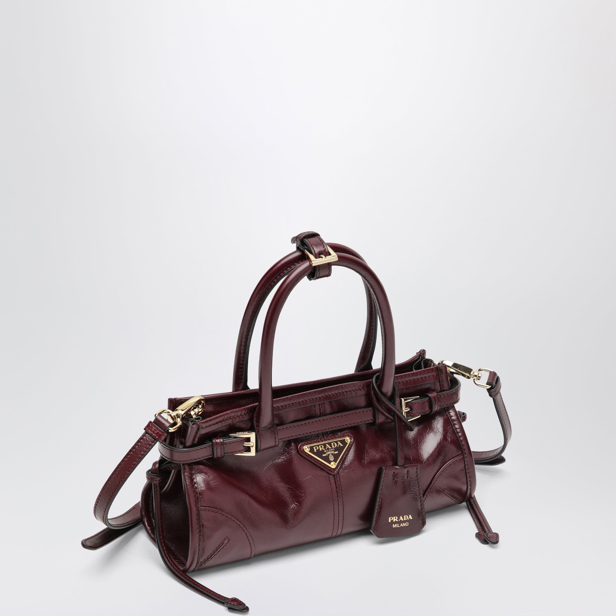 Bonnie Mini Bordeaux Leather Handbag