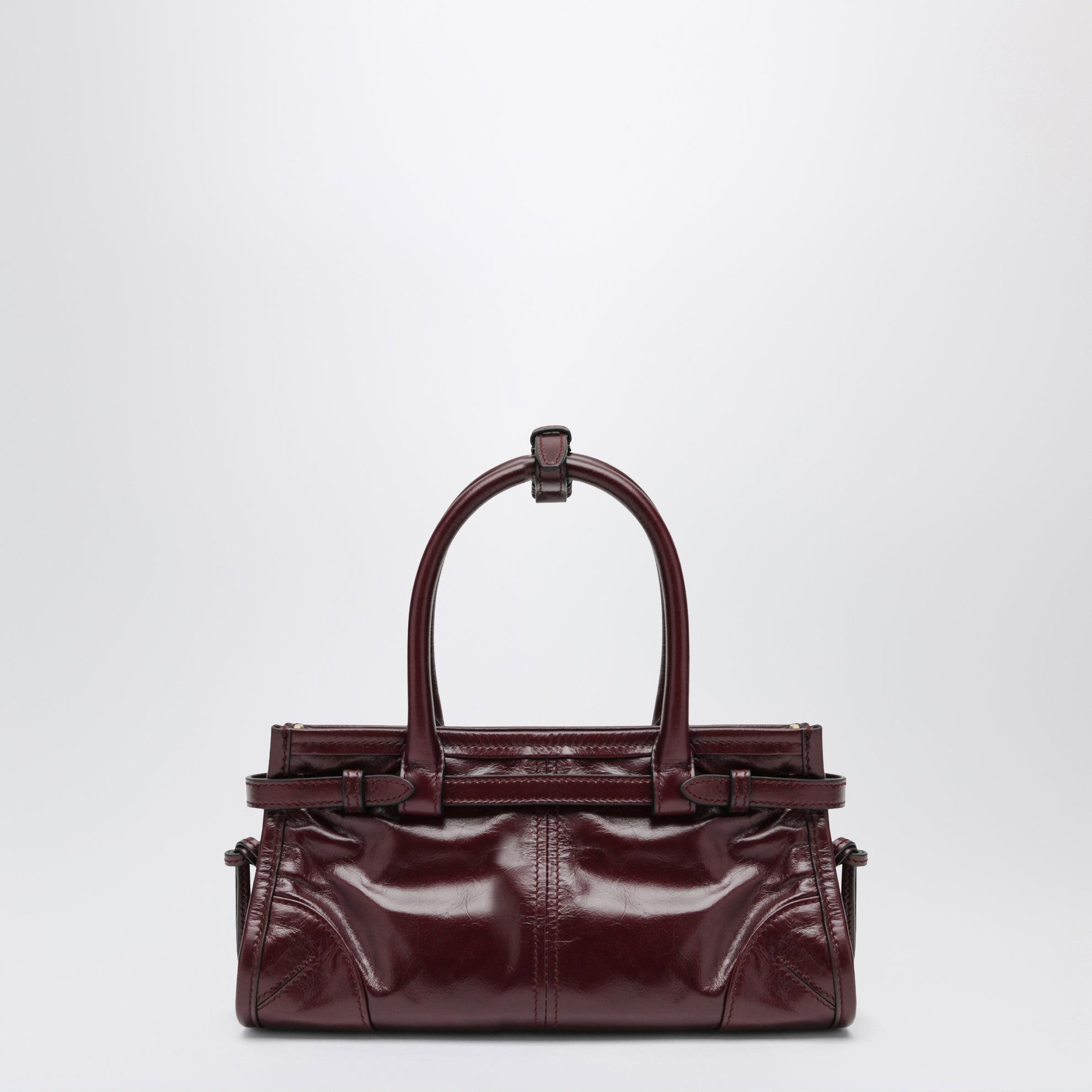 Bonnie Mini Bordeaux Leather Handbag