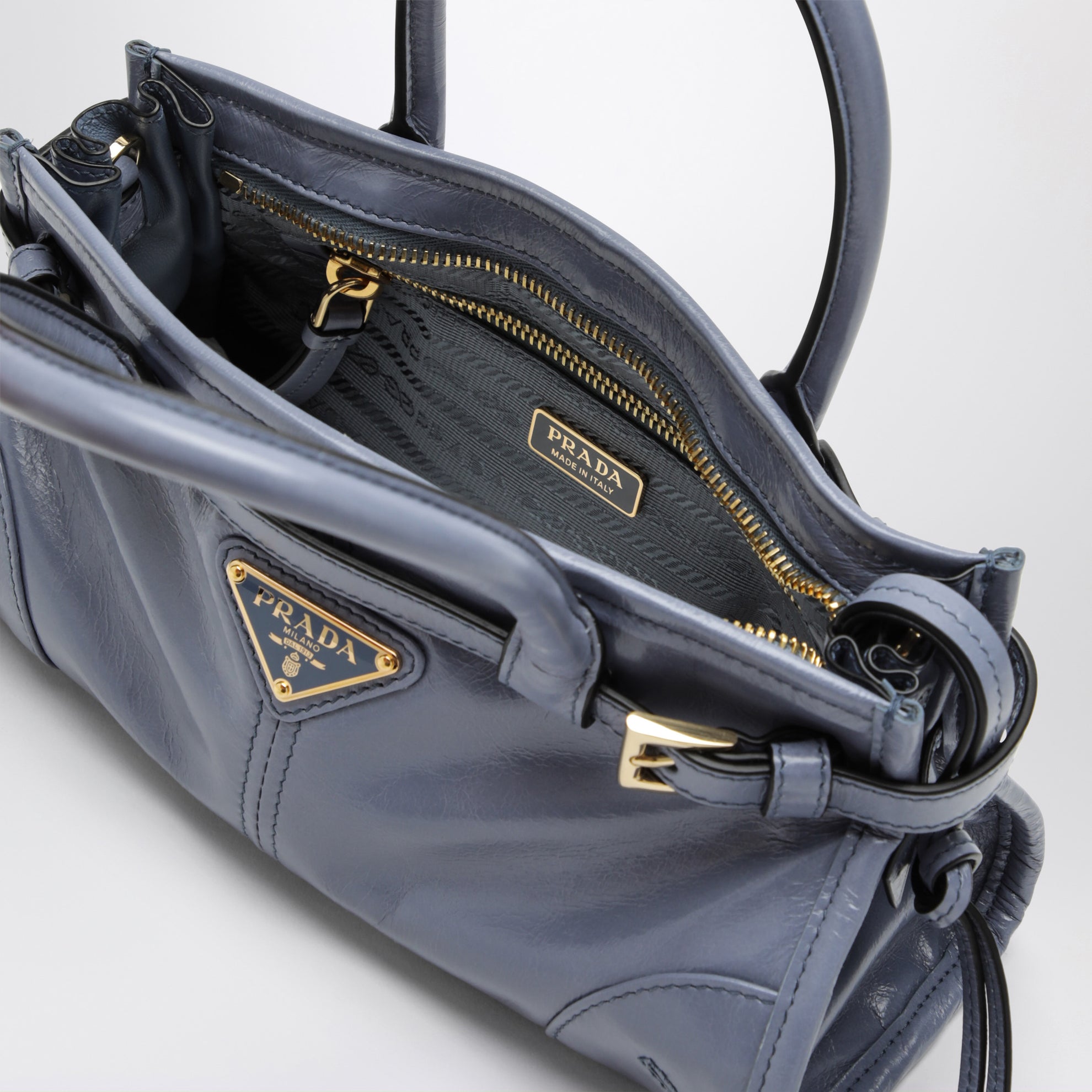 Borsa a mano Bonnie Mini azzurra