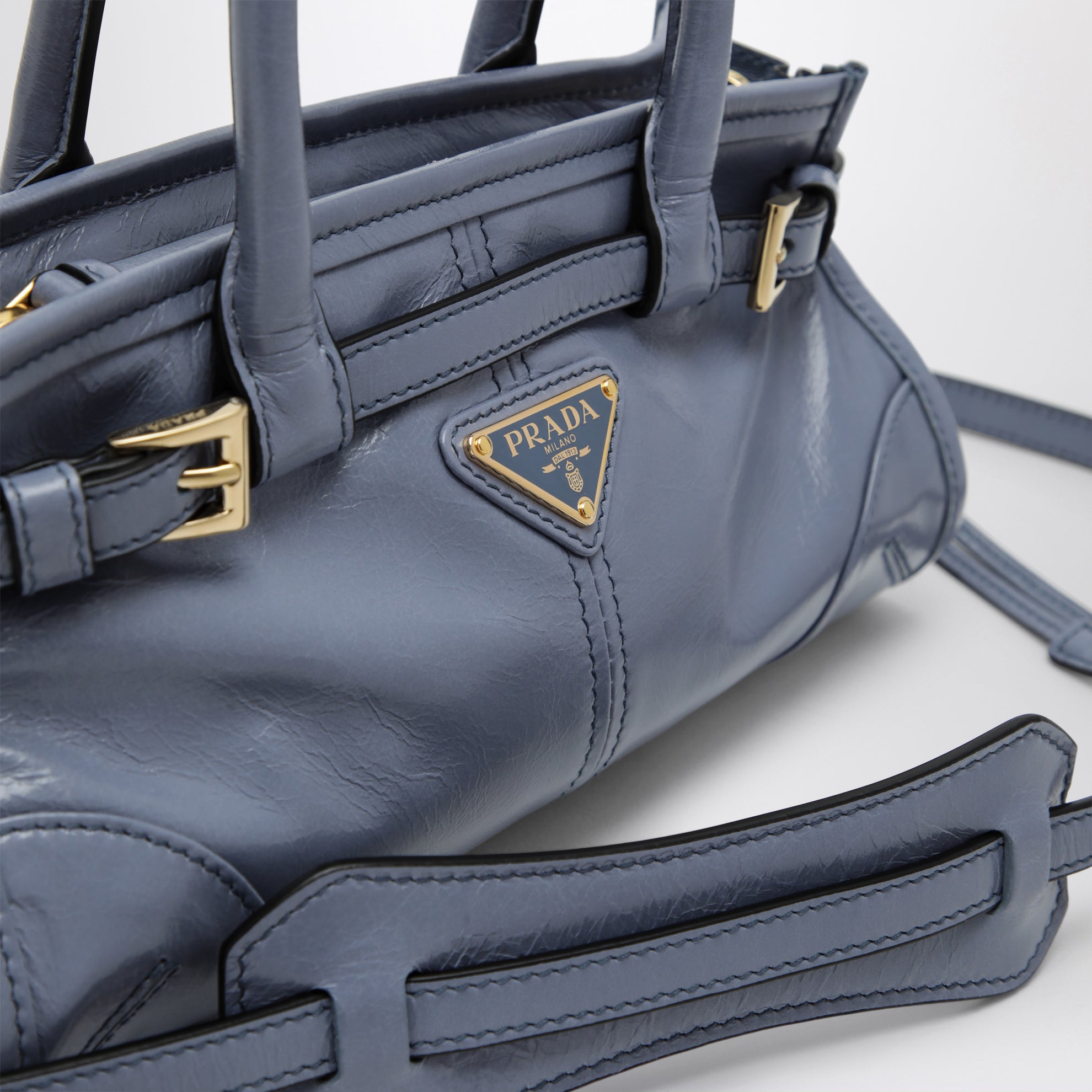 Borsa a mano Bonnie Mini azzurra