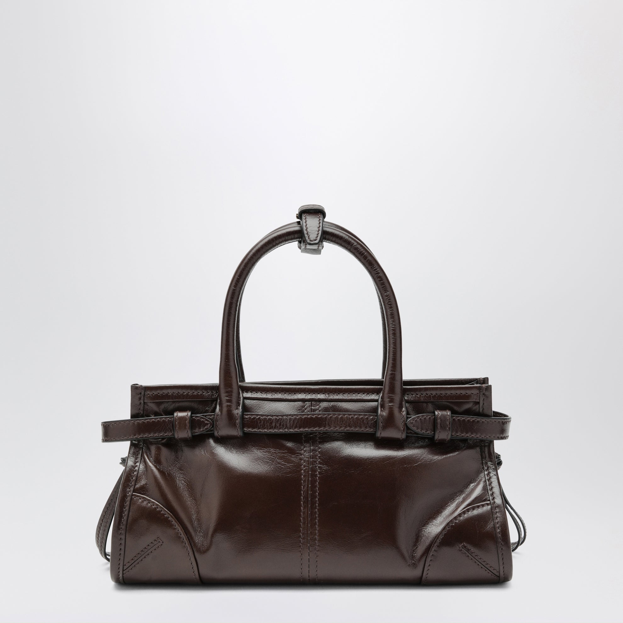 Dark brown Bonnie Mini handbag