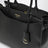 Schwarze Ledertasche