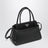 Borsa Passage medium in pelle e Re-Nylon nera