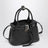 Borsa Buckle small in pelle con cintura nera