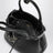 Borsa Buckle small in pelle con cintura nera