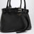 Borsa Buckle small in pelle con cintura nera