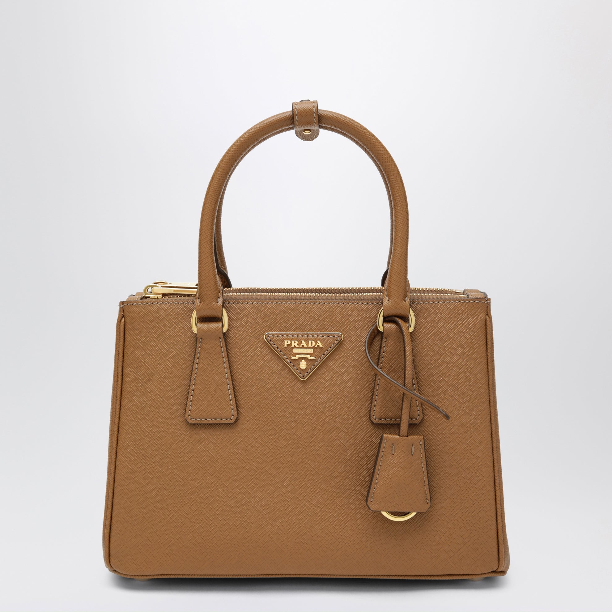 Small caramel-coloured Galleria bag